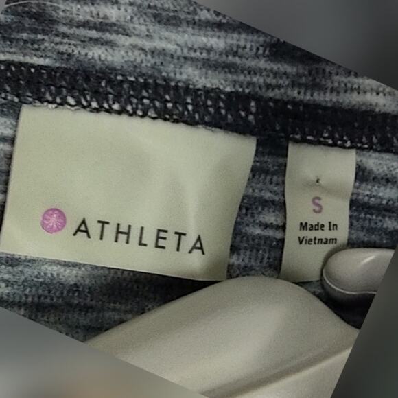 Athleta Gray Coastal Spacedye Fleece Pullover Size Small - Picture 6 of 16